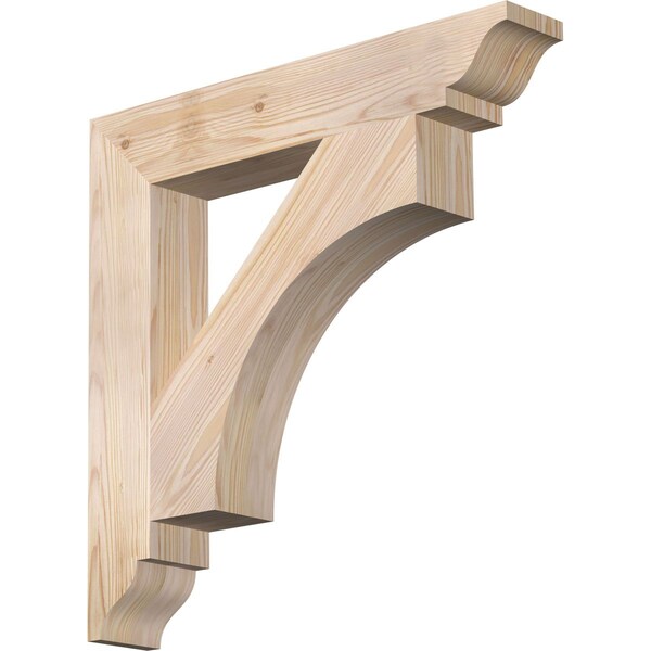Ekena Millwork Westlake Traditional Smooth Bracket, Douglas Fir, 3 1/2"W x 22"D x 22"H BKT04X22X22WTL01SDF - main